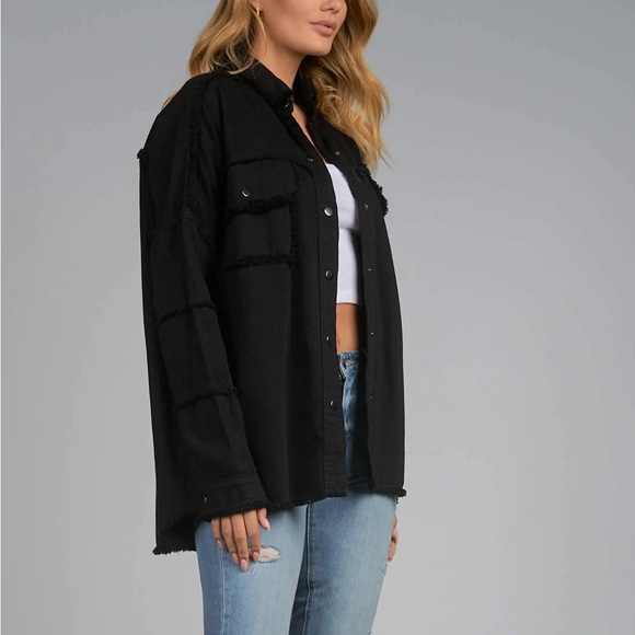 Elan Dawn Oversized Jacket “All You Need is Love” ♥️ - Picture 2 of 4